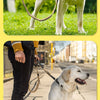 Reflective Bungee Dog Leash with Car Seatbelt Attachment for Large Dogs