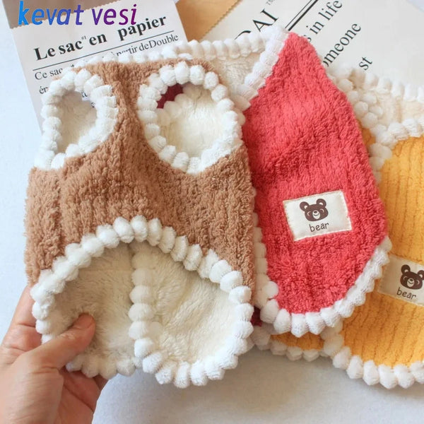 معطف كلب من فليس دافئ للشتاء وجاكيت قطط