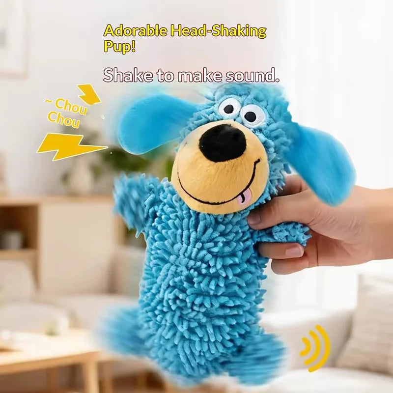 Soft Plush Squeaky Dog Toy for Teething Puppies and Small Dogs
