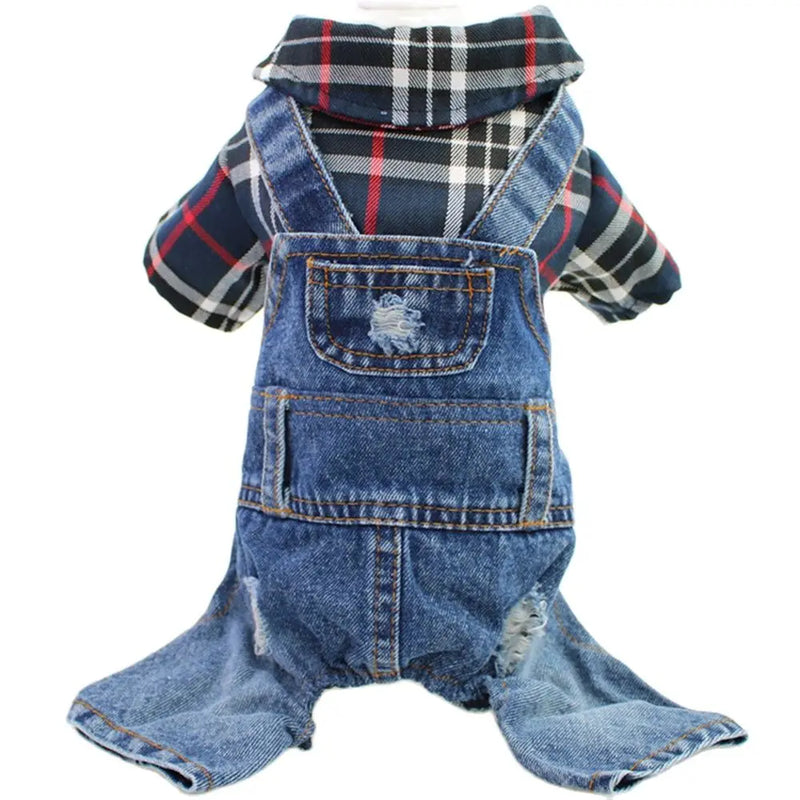 Mono de Pet con Capucha y Estampado Vaquero