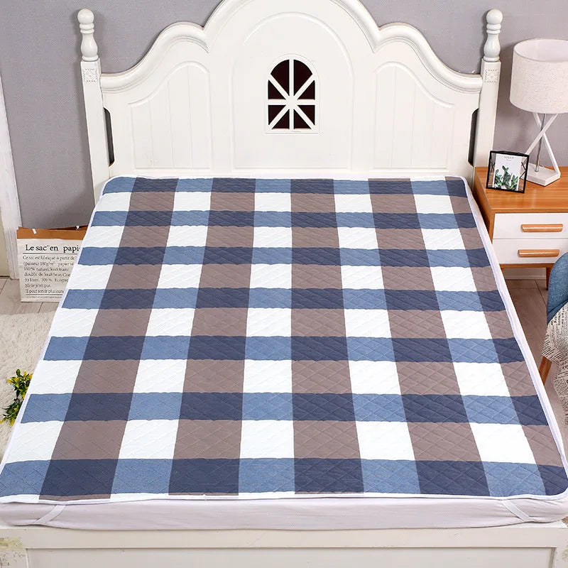 Waterproof Cartoon Bed Protector Pad for Kids and Adults