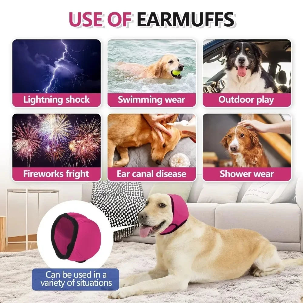 Calming Noise Reduction Ear Muffs for Dogs