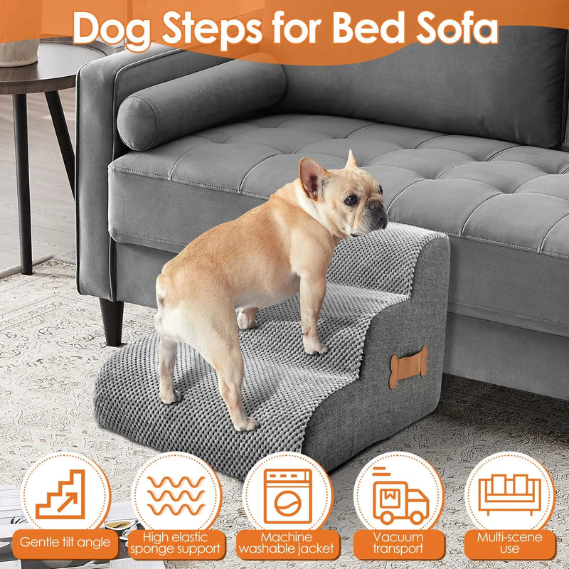 Soft Foam Pet Stairs with Handle