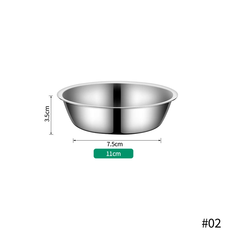 Stainless Steel Pet Food Bowl for Dogs and Cats