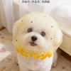 Breathable Star Tulle Dog Muzzle Cover for Outdoor Walks