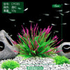 Artificial Aquarium Plants with Ceramic Base – Realistic Green Decor for Fish Tanks