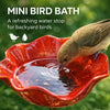 Decorative Flower Bird Feeder and Waterer for Garden