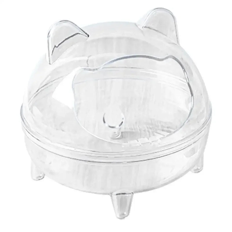 Bac à sable transparent pour hamster