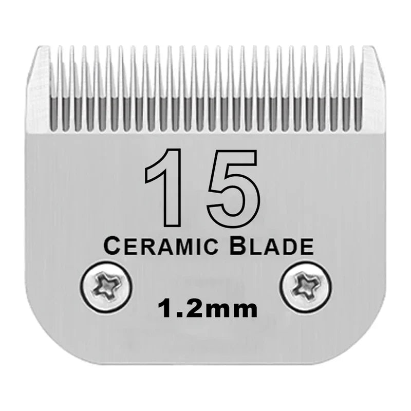 Ceramic Pet Grooming Blade Set for Andis, Oster, and Wahl Clippers