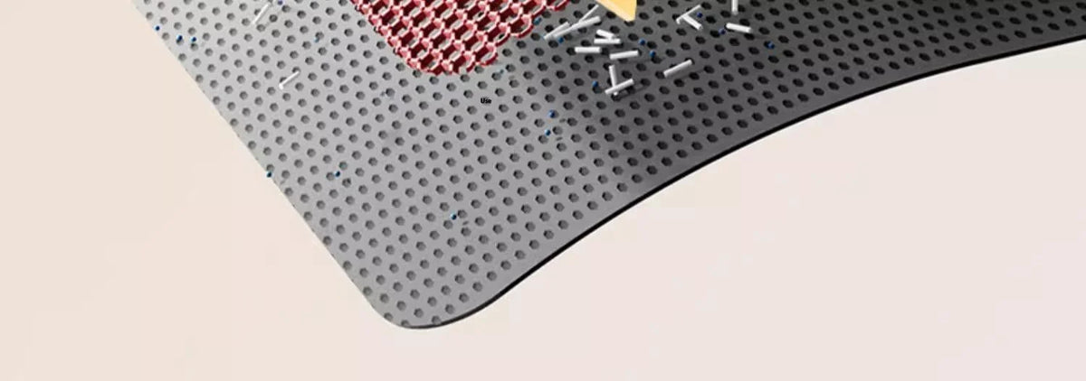 Heavy Duty Waterproof Cat Litter Mat with Non-Slip Base