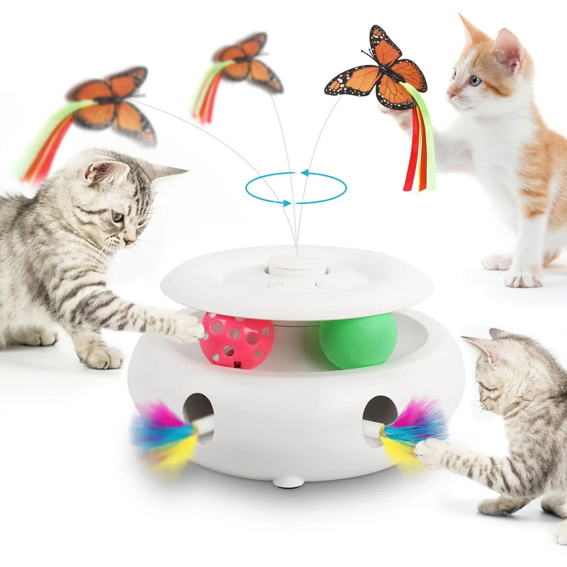 Jouet Interactif Automatique pour Chat avec Clochette