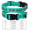 Personalisierte bestickte Nylon-Hundehalsband