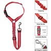 Two-in-One Pet Harness and Car Safety Belt with Reflective Leash