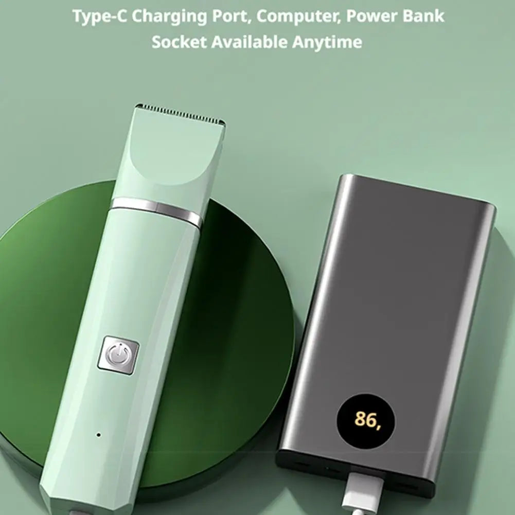 4-in-1 Rechargeable Pet Grooming Kit with Dual-Speed Ceramic Blade