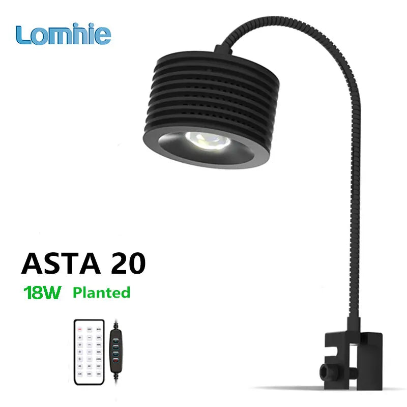 Lominie LED Aquarium Light for Planted Tanks with Gooseneck