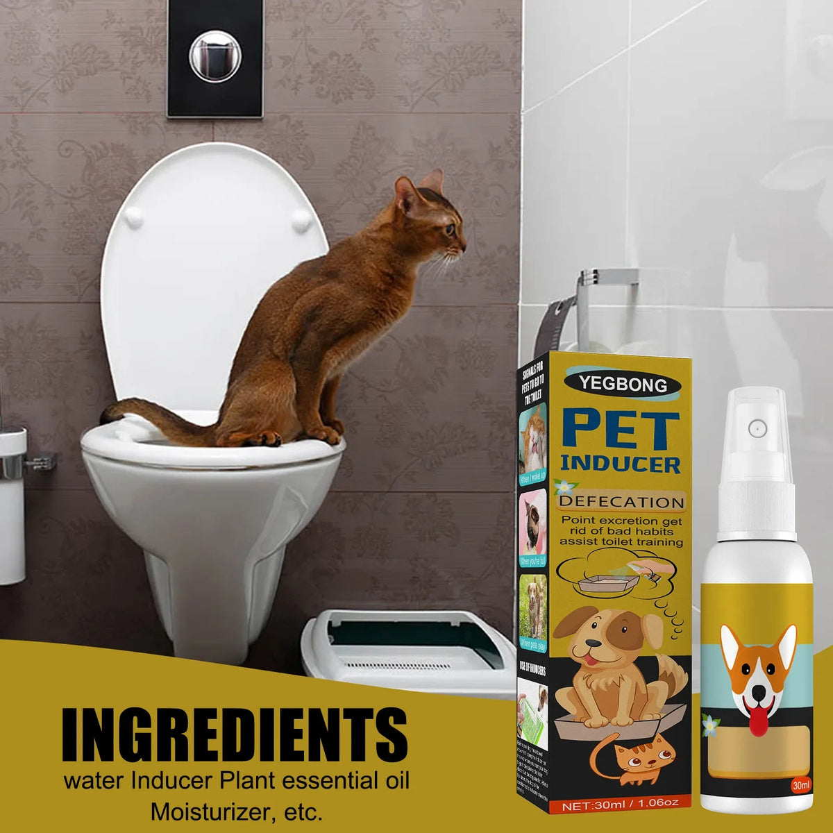 Pet Potty Training Spray for Dogs and Cats