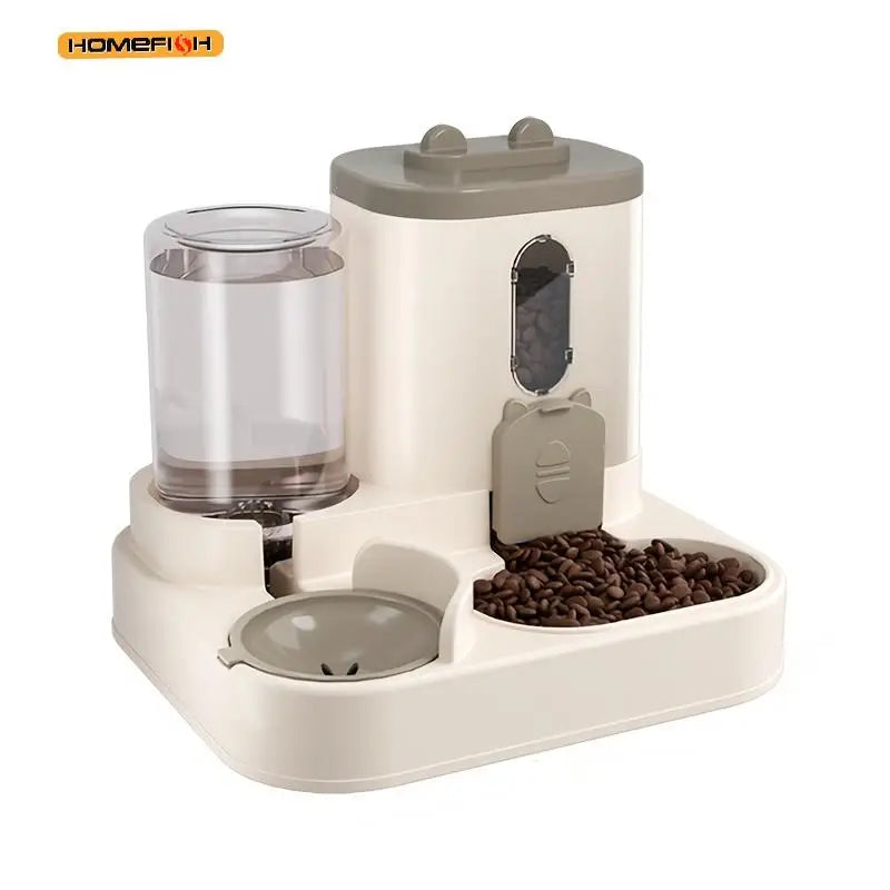 2-in-1 Cat Auto Feeder and Water Dispenser
