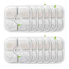 A set of replacement filters for a cat water fountain, packaged in a white plastic tray.