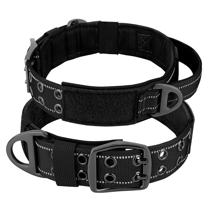 Taktisches Nylon-Hundehalsband mit Griff