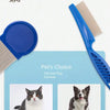 Set de Peines para Aseo de Mascotas de Acero Inoxidable