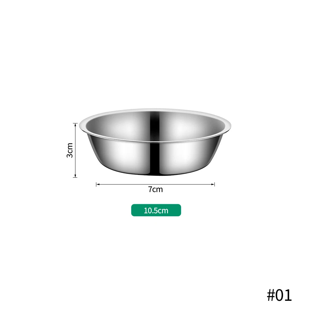 Stainless Steel Pet Food Bowl for Dogs and Cats
