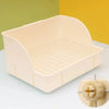 Corner Rabbit Litter Box with Removable Tray and Grid