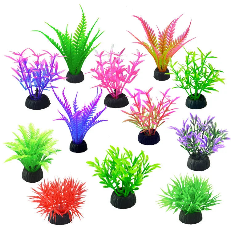 Künstliche Aquarium-Pflanzen aus PVC