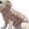 Classic Knitted Turtleneck Sweater for Small Dogs and Cats