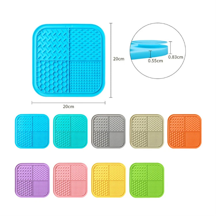 Silicone Lick Mat for Dogs and Cats – Anxiety Relief & Slow Feeding