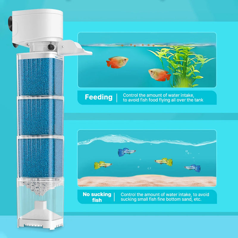 Pompe de filtre submersible pour aquarium