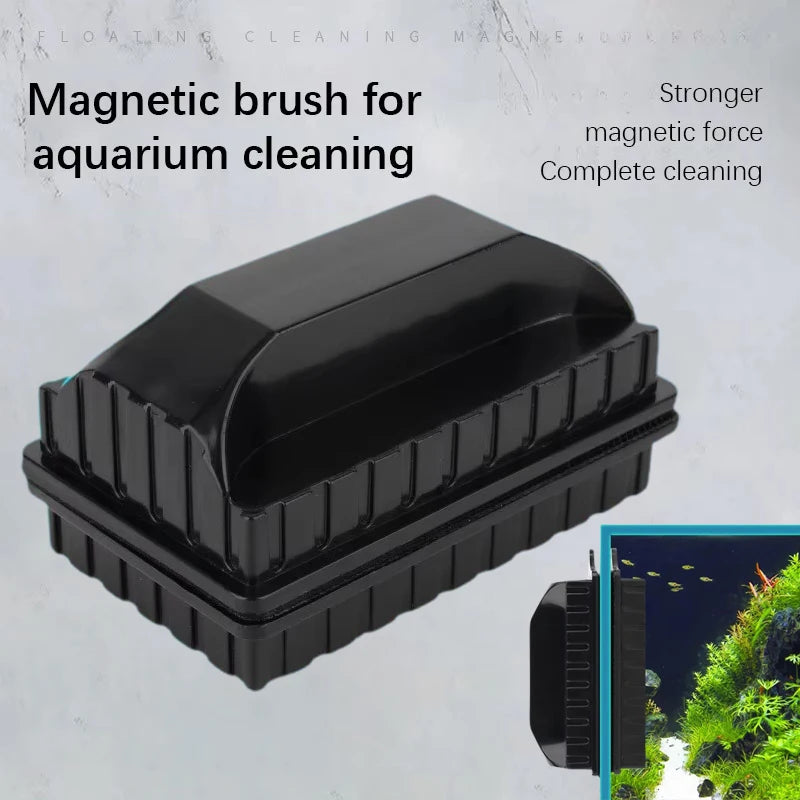 Double-Sided Magnetic Aquarium Glass Cleaner