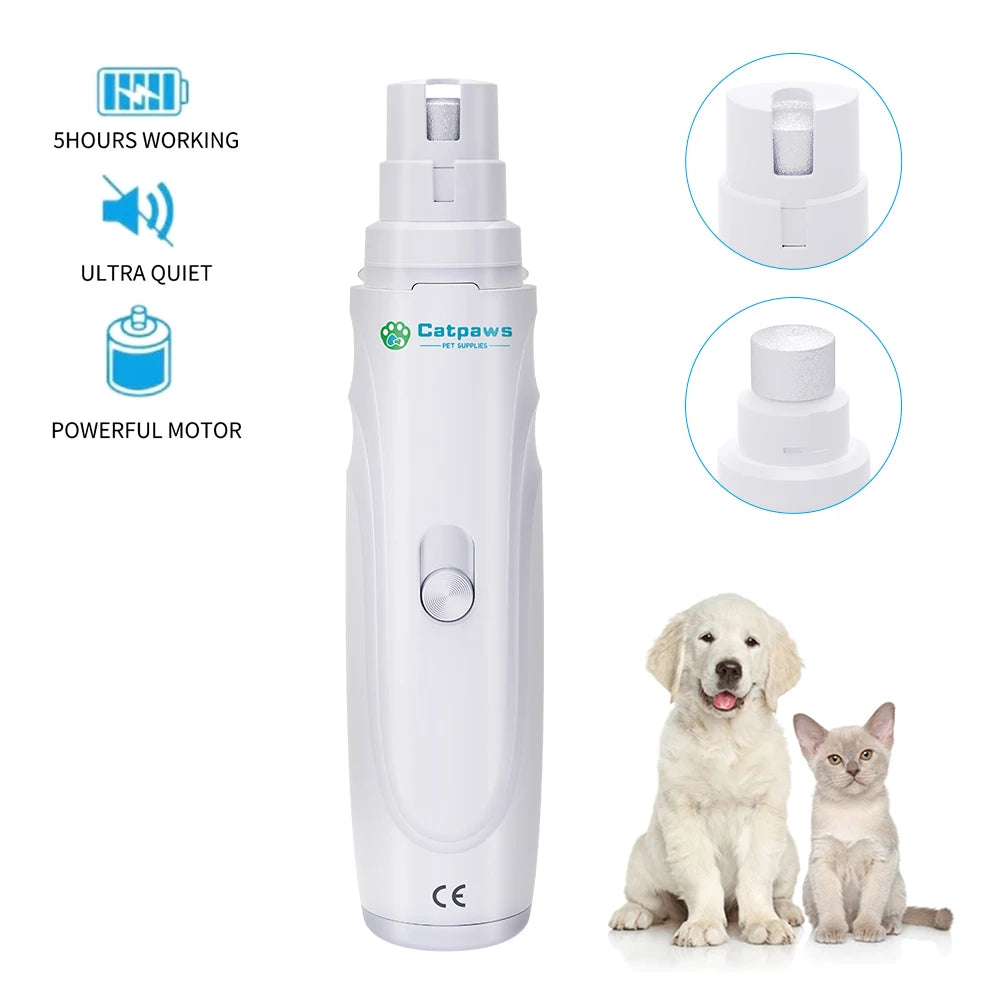 Rechargeable Electric Pet Nail Grinder for Dogs and Cats