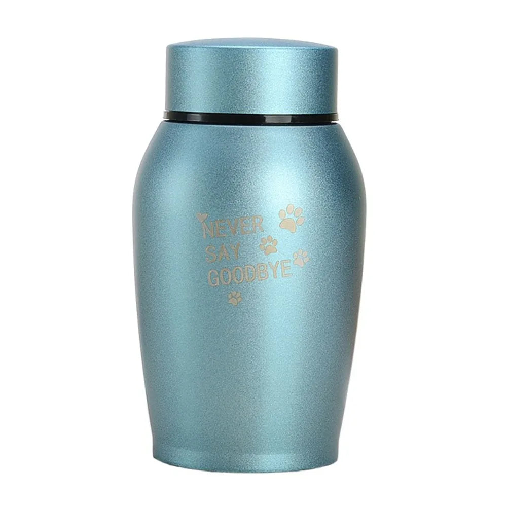 Pet Memorial Ashes Storage Box with Paw Print Lid
