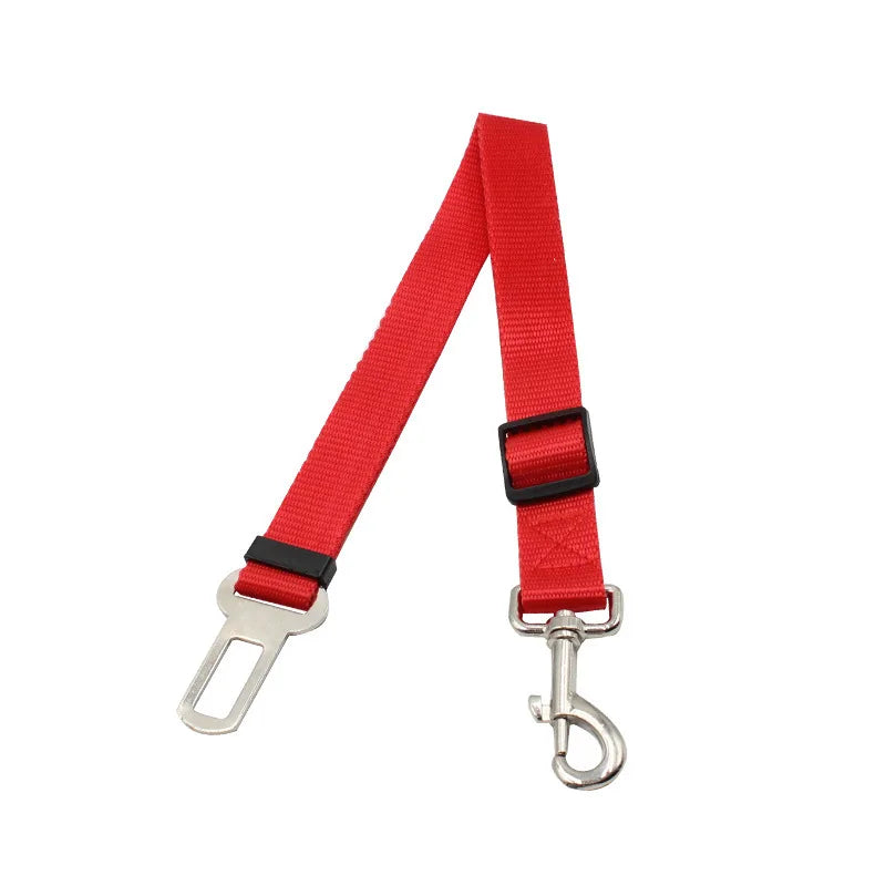 Retractable Dog Car Seatbelt Tether with Headrest Attachment