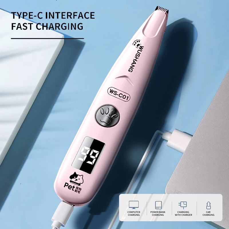 LED Pet Grooming Trimmer for Dogs and Cats