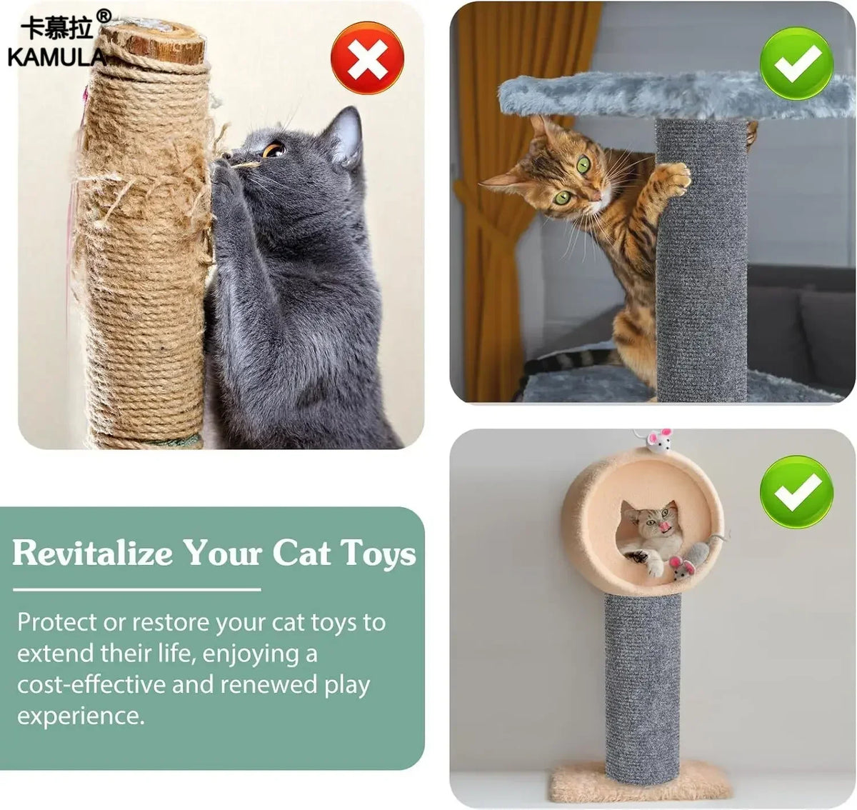 Self-Adhesive Cat Scratch Protection Mat for Furniture