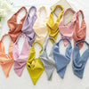 Boho Floral Print Cotton Triangle Hair Bandanas
