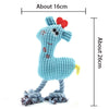 Plush Squeaky Donkey Dog Toy for Teething and Interactive Play