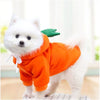 Fruit Print Fleece Dog Hoodie for Small Pets