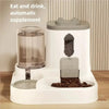 Gravity-Fed Pet Food and Water Station
