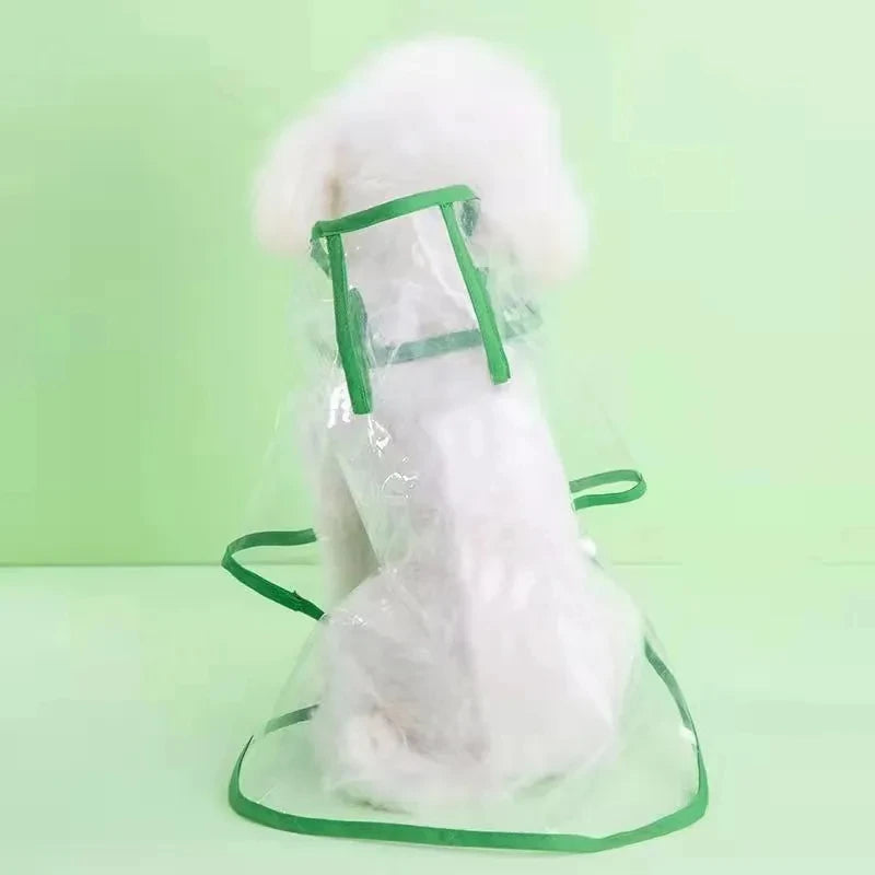 Impermeable con capucha para perros