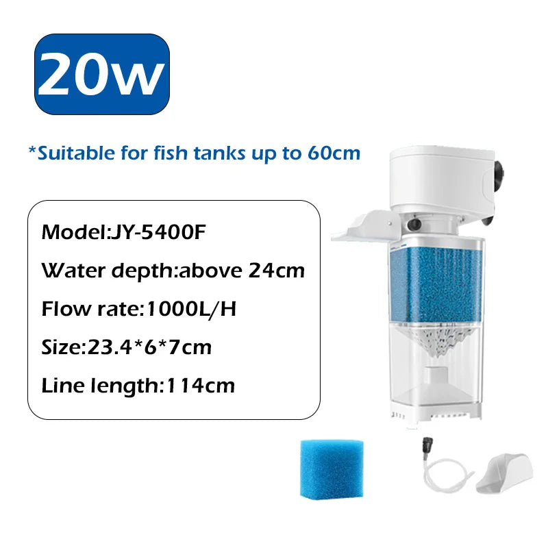 Pompe de filtre submersible pour aquarium