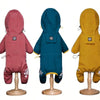 Waterproof Dog Raincoat with Reflective Hood and Leash Opening