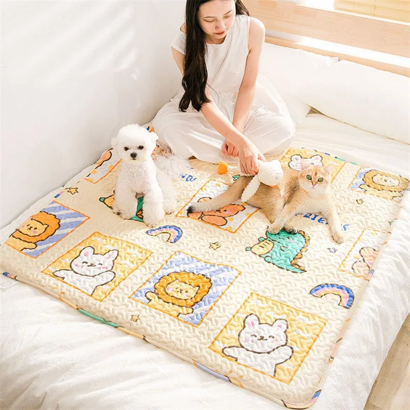 Alfombrilla Antideslizante y Lavable para Perros: Ideal para Jaulas y Suelos