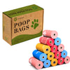 Photodegradable Dog Poop Bags with Dispenser - Extra Thick, Leak-Proof, Scented