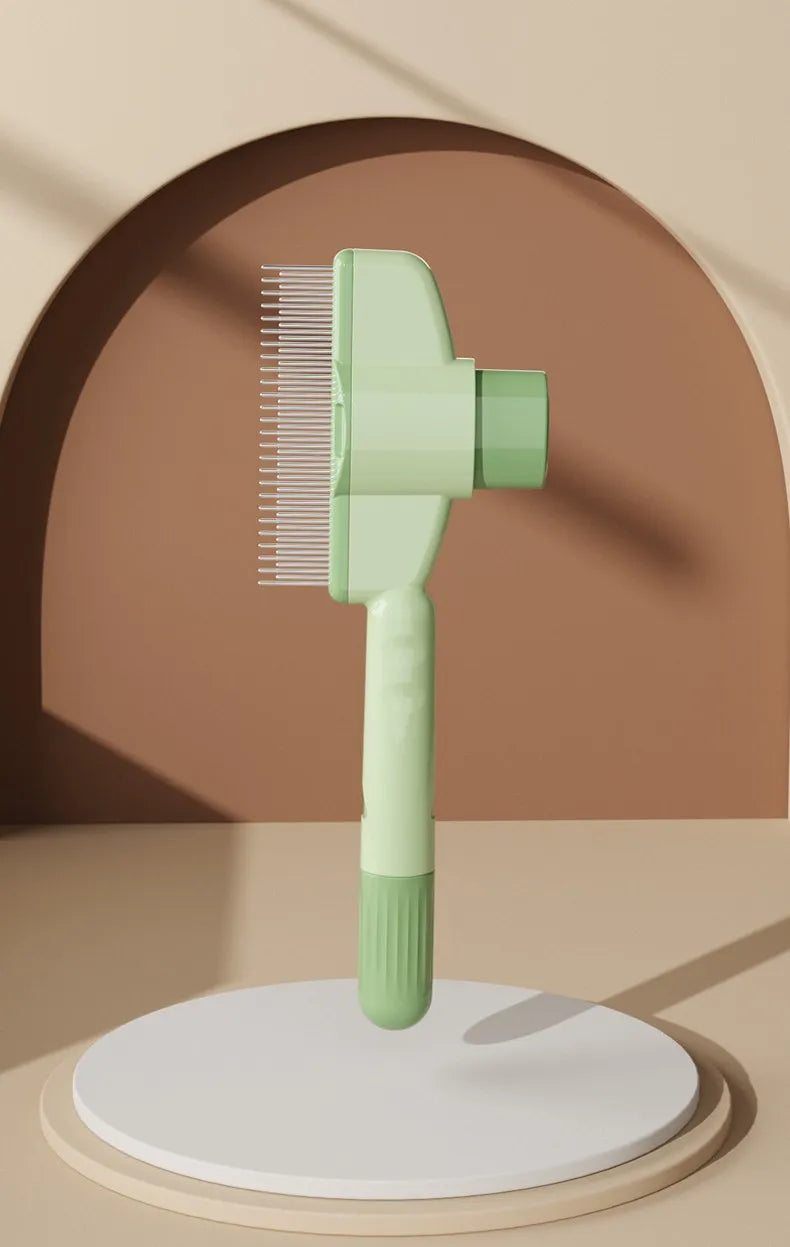Self-Cleaning Pet Grooming Brush with Massage Pins