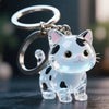 Transparent Pet Hair Keepsake Charm for Keys