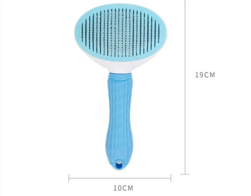 Peigne de toilettage en acier inoxydable pour animaux