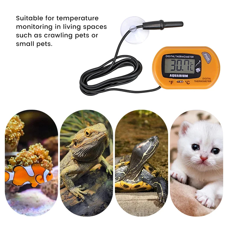 Digitales Thermometer zur Überwachung der Temperatur in Wohnräumen, z.B. bei krabbelnden oder kleinen Haustieren