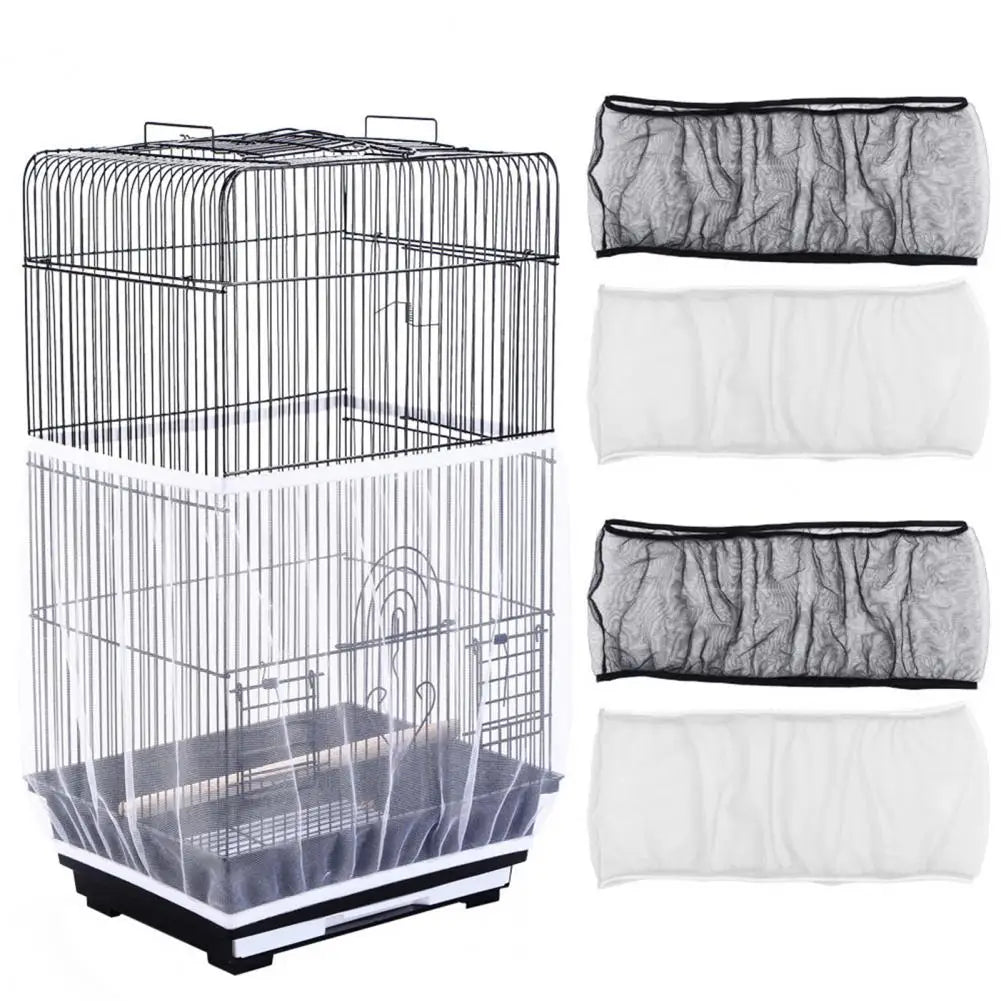 Bird Cage Mesh Seed Catcher Skirt with Elastic Fit